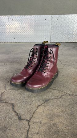 Dr. Martens Cherry Red Lace-Up Boots