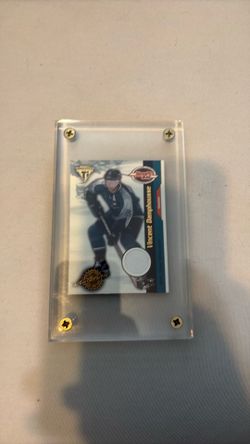 00-01 Titanium Draft Day Game Worn Jersey Vincent Damphousse #539