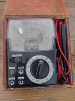 Lafayette TE-51 Analog Multimeter with Test Leads