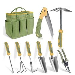 9pc Garden Tool Set – Heavy Duty – With Storage Bag