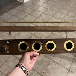 Wooden Hair Dryer Holder Compatible with Dyson Supersonic - Wall Mount