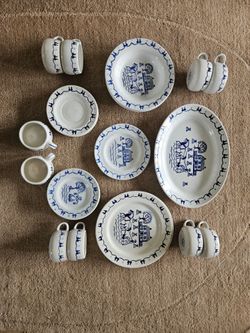 Vintage Metlox Poppytrail dinnerware 28 pc Set