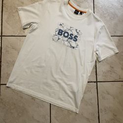 White Boss T shirt Medium