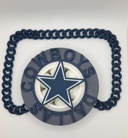3D printed Cowboys Spinner Hype chain/ Dallas Cowboy Chain/ Fans sports wear