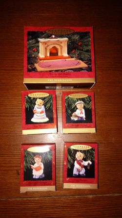 Hallmark keepsake ornaments. The Bearingers. 5 piece set