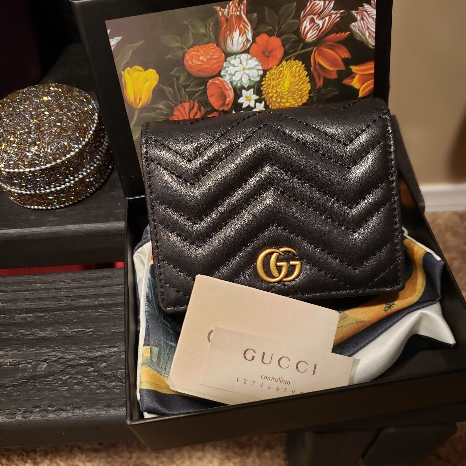 All leather small Gucci wallet BRAND NEW