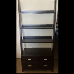 Ladder Shelf with 4 Drawers
