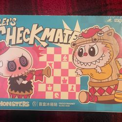 Popmart Labubu The Monsters Checkmate Series Magnet Blind Box Set Of 6 Sealed
