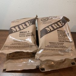 4 MRE meal ready to eat sealed new