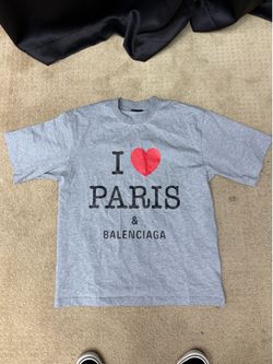 balenciaga i love paris tee