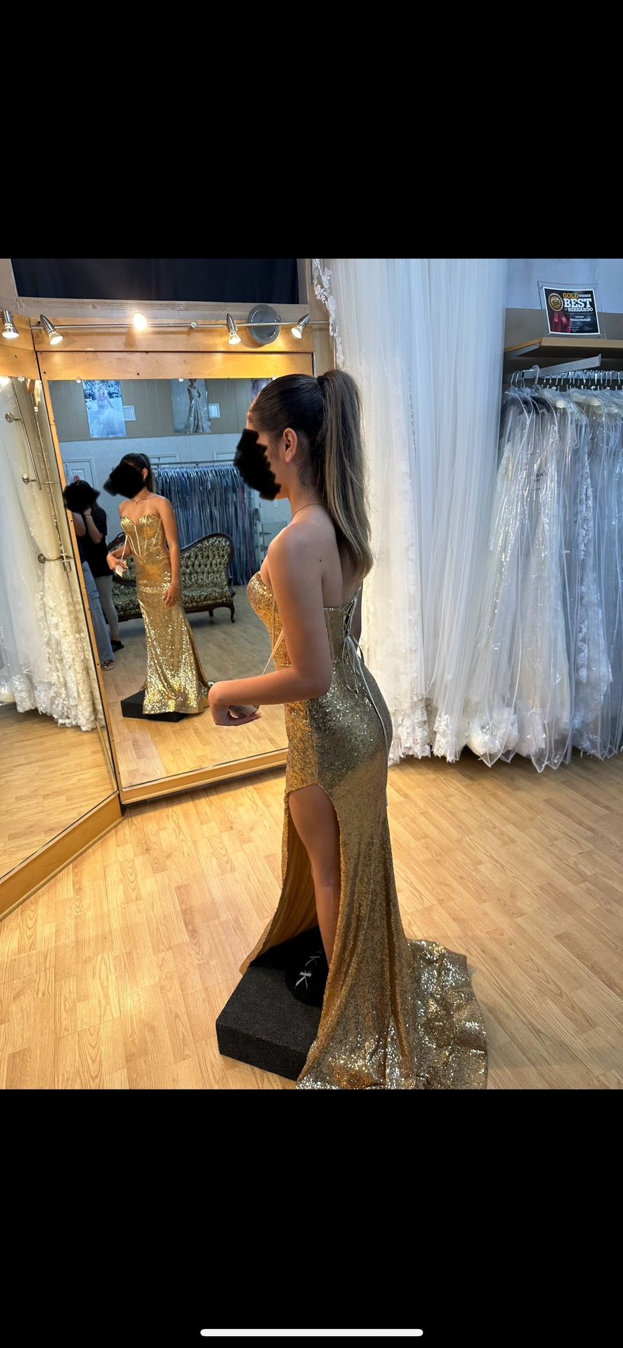 Gold Prom Dress