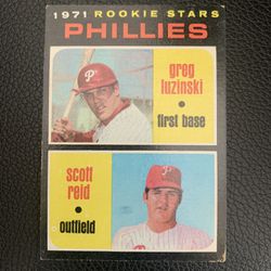 Greg Luzinski 1971 Topps Phillies Rookie Card 