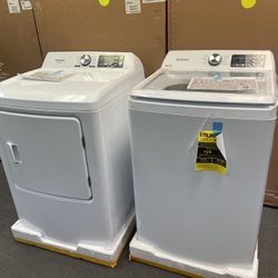 Element White Washer And Dryer Set