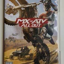 MX vs ATV All Out - Nintendo Switch Game Tested/Works With Case G2799