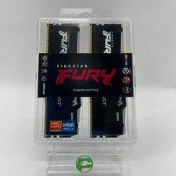 New Kingston Fury Beast 32GB (2x16GB) RAM DDR5 5600MHz KF556C36BBEAK2-32