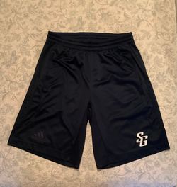 Saint Genevieve high school adidas dark blue shorts