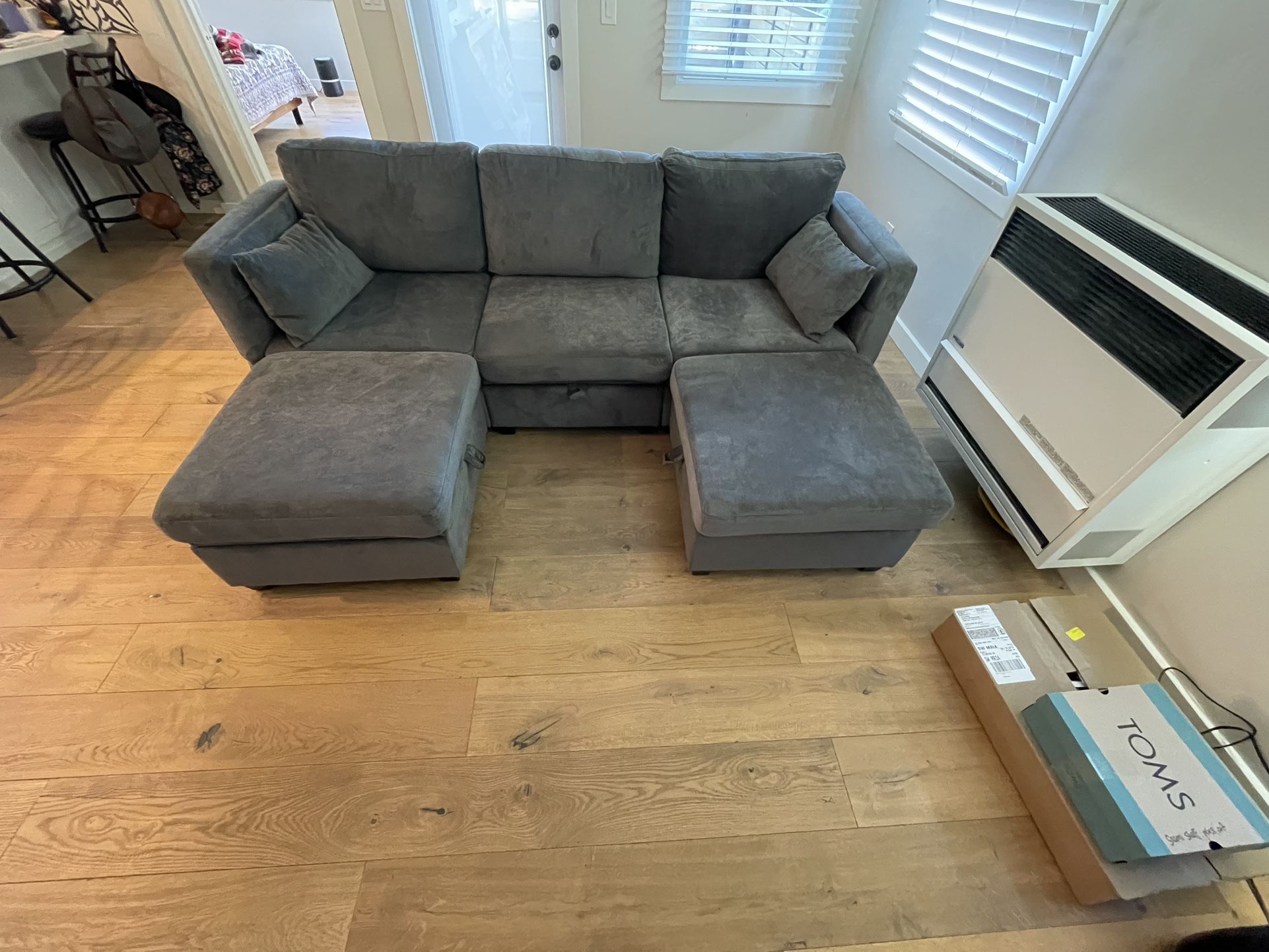Dark Gray Sectional Couch