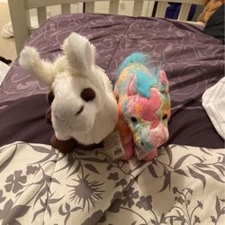 Llama And Dyed Pony Webkinz With Codes