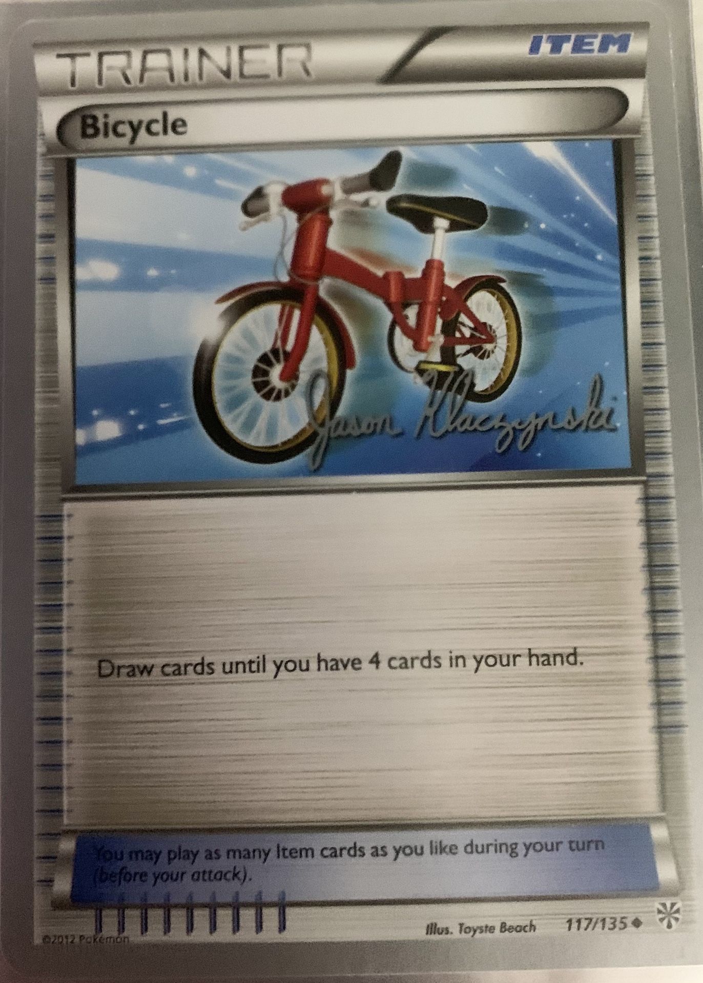 Bicycle Pokemon Trading Card