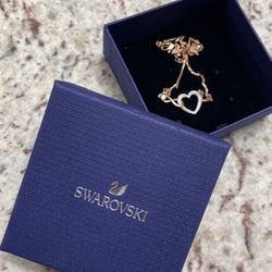 Swarovski Infinity Heart Pendant Necklace 