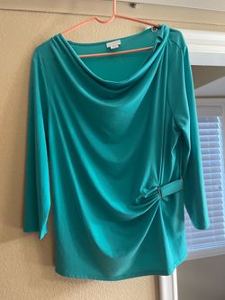 Jaclyn Smith Cowl Neck Blouse
