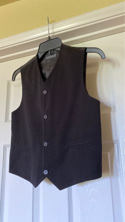 Boys’ Black Vest Size 12