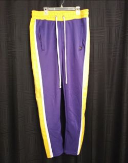 Men's Screenshot Joggers Purple & yellow