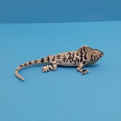 Play Visions Habitat Earth Exotic Lizards Helmeted Iguana 3” Figure Toy PV 1998