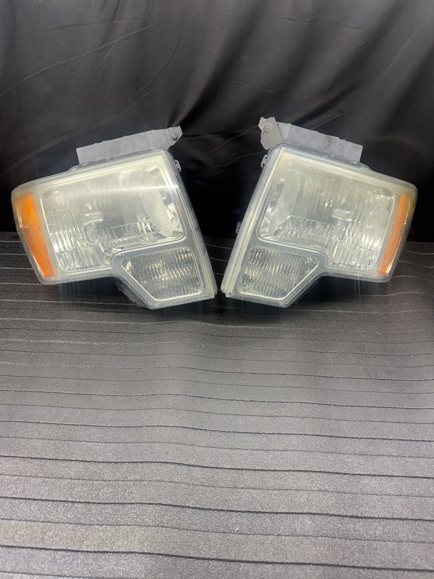 2009 - 2014 Ford F150 F-150 Headlights Chrome OEM