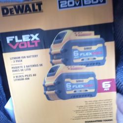 DeWalt 20 60 Flex volt 6ah Battery 