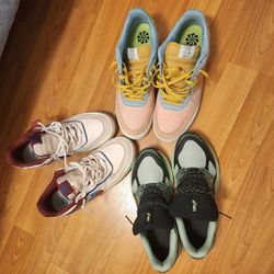 Size 11 NIKE and ASICS sneakers