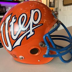 Vintage Game Used UTEP Football Helmet