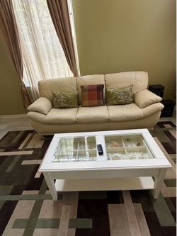 Leathers sofa