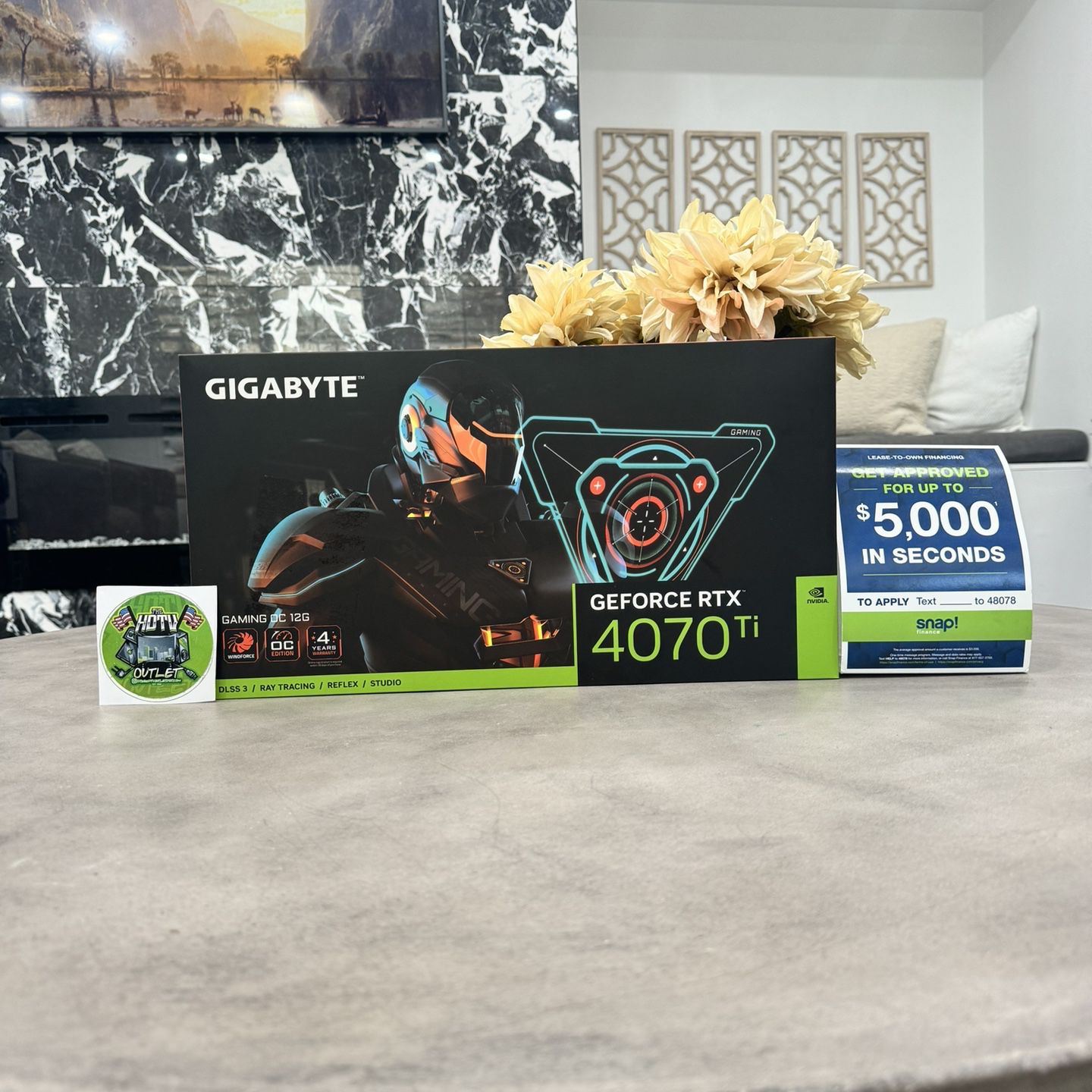 Gigabyte Nvidia RTX 4070 Ti Gaming OC 12gb 4.0 Graphics Card 