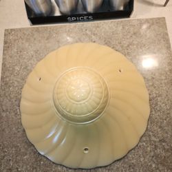 1906 Gorgeous Mint Ceiling Lampshade

