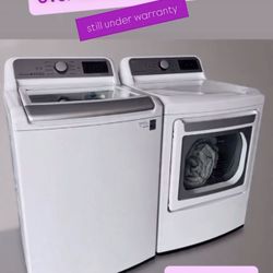 LG Smart Washer + GAS Dryer Set — 2021, Still Under Warranty — $600ea — Must Go by May 1