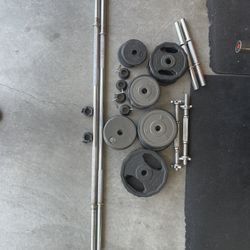 Weights with Dumbells and Barbells