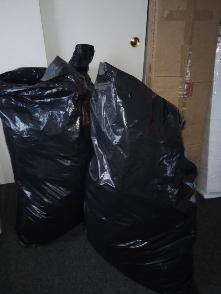 Two Lawn Size Trash Bags FULL of Women's Clothing (80s, 90s, & 00s) All Sizes And Styles