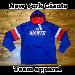 NFL Team Apparel New York Giants Hoodie - Men’s Sz XL NEW! 