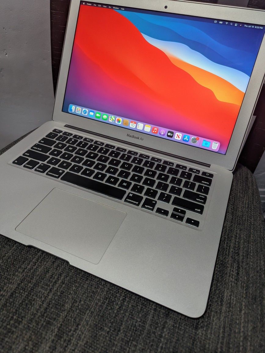 APPLE GRAY MACBOOK AIR 13" UPGRADED TO 2023 SOFTWARE BIG SUR COMPUTER LAPTOP FAST INTEL CORE i5 8GB RAM 256GB FLASH DRIVE