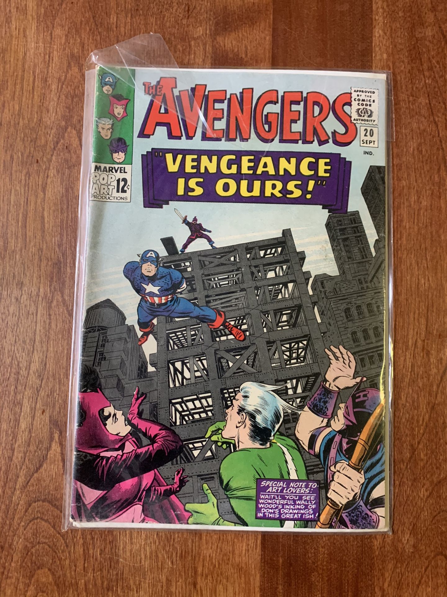 The Avengers issue #20 Grade 3.0 GD