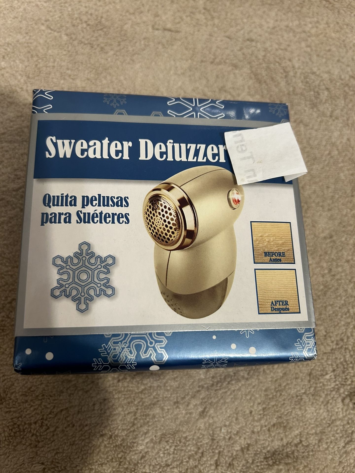 Sweater Defuzzer ( New) Needs 2 AA Batteries Not Included
