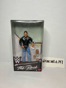 WWE The Rock Mattel Elite Action Figure