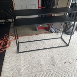 Nice Black Metal Entry Table 
