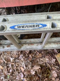 Werner aluminum extension ladder