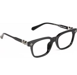 Chrome Hurts Imitation Classic Non-prescription Clear Lens Eyeglasses for Men And women Thick Square Frame Eyewear