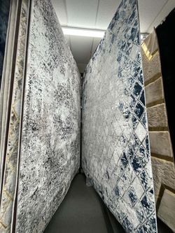 Large Area Rugs Abstract and Diamond Pattern