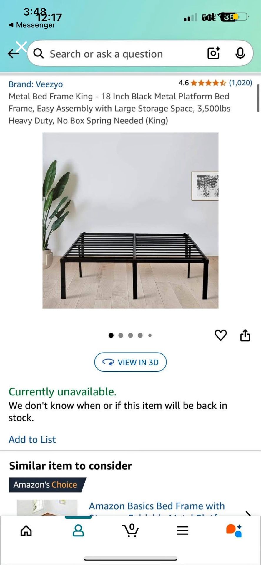 King Bed Frame