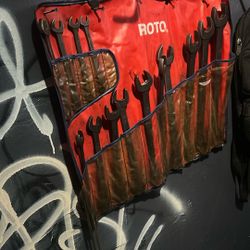 Proto Toolset.    Standard Sized Wrenches.     3/8 -1 1/2