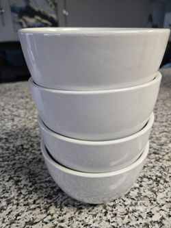 White cereal Bowls